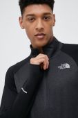 Кофта для бігу The North Face колір чорний однотонна