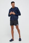 Пляжна кофта Emporio Armani Underwear чоловіча колір синій з капюшоном з аплікацією