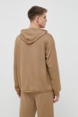 Кофта Fila чоловіча колір коричневий з капюшоном однотонна (3022165)