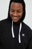 Кофта Fila чоловіча колір чорний з капюшоном однотонна (3030585)