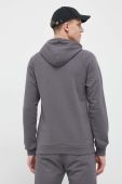 Кофта Fila чоловіча колір сірий з капюшоном однотонна (3027460)