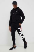 Кофта Fila чоловіча колір чорний з капюшоном однотонна (3027459)