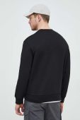 Кофта Emporio Armani чоловіча колір чорний з аплікацією