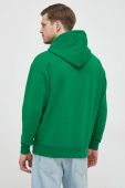 Кофта Polo Ralph Lauren чоловіча колір зелений з капюшоном з аплікацією (3068929)