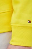 Кофта Tommy Hilfiger чоловіча колір жовтий з капюшоном з принтом