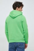 Кофта Tommy Hilfiger чоловіча колір зелений з капюшоном з принтом (3035477)