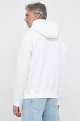 Кофта Tommy Hilfiger чоловіча колір білий з капюшоном з аплікацією (3027503)