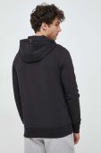 Кофта Tommy Hilfiger чоловіча колір чорний з капюшоном однотонна (3043468)