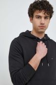 Кофта Tommy Hilfiger чоловіча колір чорний з капюшоном однотонна (3043468)