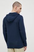 Спортивна кофта Houdini Pace Flow Houdi колір синій з капюшоном однотонна