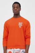 Кофта United Colors of Benetton чоловіча колір помаранчевий з принтом