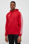 Кофта adidas Performance Tiro 23 колір червоний з капюшоном з аплікацією