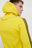 Кофта adidas Performance Tiro 23 колір жовтий з капюшоном з аплікацією