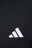 Тренувальна кофта adidas Performance 3-Stripes колір чорний з принтом