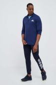 Тренувальна кофта adidas Performance Train Essentials Seasonal колір синій однотонна