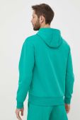 Кофта adidas чоловіча колір зелений з капюшоном з принтом (3241022)