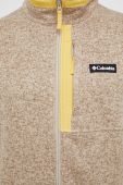Спортивна кофта Columbia Sweater Weather колір бежевий меланж