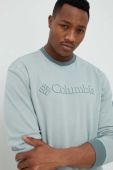 Кофта Columbia чоловіча колір бірюзовий з принтом (2953691)