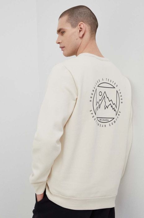 Кофта Columbia чоловіча колір бежевий візерунок (3077133)