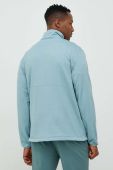 Спортивна кофта Columbia Coral Ridge чоловіча колір бірюзовий однотонна