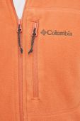 Спортивна кофта Columbia Fast Trek II чоловіча колір помаранчевий однотонна