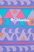 Кофта Columbia чоловіча колір фіолетовий з капюшоном візерунок