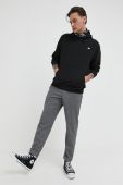 Кофта New Era чоловіча колір чорний з капюшоном однотонна