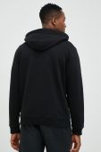 Кофта Napapijri чоловіча колір чорний з капюшоном з принтом NP0A4GBE0411-NP041
