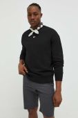 Бавовняна кофта Tommy Jeans чоловіча колір чорний з аплікацією (2995625)