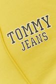 Бавовняна кофта Tommy Jeans чоловіча колір жовтий з капюшоном з принтом (2979535)