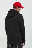 Бавовняна кофта Tommy Jeans чоловіча колір чорний з капюшоном з принтом (2979520)