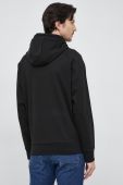 Кофта BOSS чоловіча колір чорний з капюшоном однотонна (3105580)
