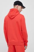 Кофта Champion чоловіча колір червоний з капюшоном однотонна