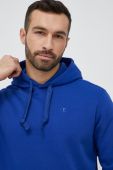 Кофта Champion чоловіча з капюшоном однотонна колір блакитний (3073483)
