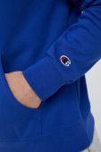 Кофта Champion чоловіча з капюшоном однотонна колір блакитний (3073483)