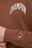 Кофта Champion чоловіча колір коричневий з принтом