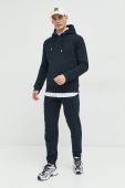 Кофта Superdry чоловіча колір синій з капюшоном однотонна (2999948)