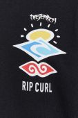 Кофта Rip Curl чоловіча колір чорний з капюшоном з принтом (3517887)