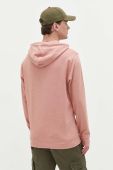 Кофта Rip Curl чоловіча колір рожевий з капюшоном однотонна