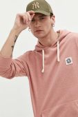 Кофта Rip Curl чоловіча колір рожевий з капюшоном однотонна