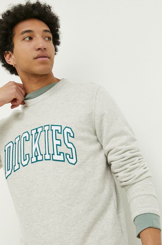 Кофта Dickies чоловіча колір сірий меланж (3184760)