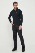 Спортивна кофта Peak Performance Chase Half Zip колір чорний однотонна