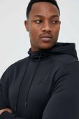 Кофта Under Armour колір чорний з капюшоном однотонна