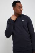 Кофта Under Armour чоловіча колір чорний з капюшоном однотонна (3043492)
