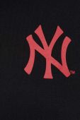 Кофта 47brand MLB New York Yankees чоловіча колір чорний з капюшоном з принтом (3259226)