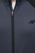 Тренувальна кофта 4F колір сірий візерунок (3213879)