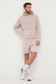 Кофта 4F чоловіча колір рожевий з капюшоном меланж (3241029)
