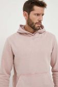 Кофта 4F чоловіча колір рожевий з капюшоном меланж (3241029)