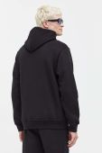 Кофта Nicce чоловіча колір чорний з капюшоном з аплікацією