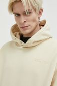 Кофта Sixth June чоловіча колір бежевий з капюшоном з аплікацією